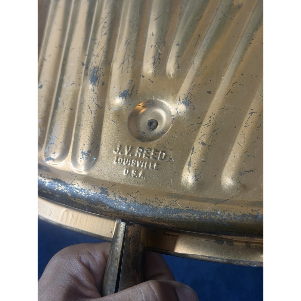 J.V Reed Copper Dustpan Made In USA 1960's